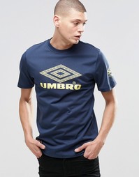 Футболка с логотипом Umbro Largo - Темно-синий