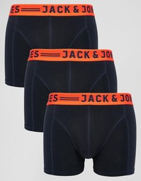 3 пары боксеров-брифов Jack &amp; Jones - Синий