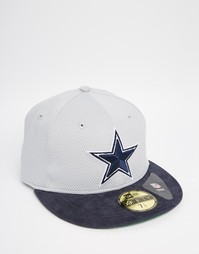 Кепка с вышивкой New Era 59 Fifty Dallas Cowboys - Синий