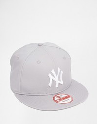 Бейсболка New Era 9 Fifty NY Yankees - Серый