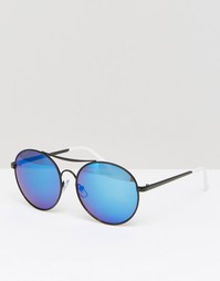 Солнцезащитные очки-авиаторы с голубыми стеклами Jeepers Peepers