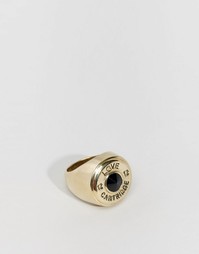 Золотое кольцо в форме гильзы Lovebullets Love - Золотой