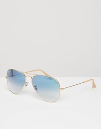 Солнцезащитные очки‑авиаторы с зеркальными стеклами Ray-Ban 0RB3025