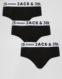 Комплект из 3 трусов Jack &amp; Jones - Черный