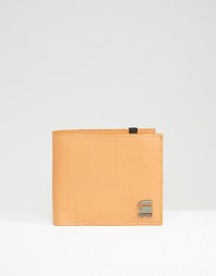 Кожаный бумажник G Star Wirep - Рыжий