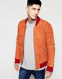 Замшевая куртка‑пилот в стеганый ромбик Scotch &amp; Soda - Рыжий