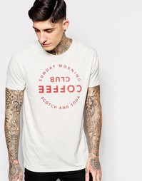 Футболка с принтом Club Coffee Scotch &amp; Soda - Coffee