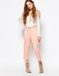 Розовые брюки свободного кроя Vanessa Bruno Athe - Розовый