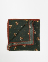 Шерстяной платок для нагрудного кармана Noose &amp; Monkey - Зеленый