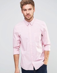 Рубашка классического кроя в клетку Jack Wills - Бело-розовый