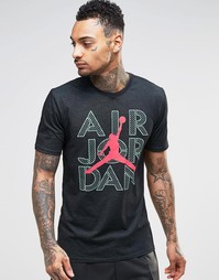 Черная футболка Nike Jordan Jumpman 789619-011 - Черный