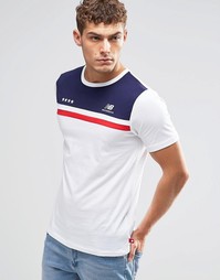 Белая футболка New Balance Host EMT61709 - Белый