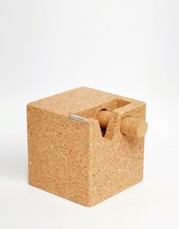 Пробковый куб-дозатор для скотча - Мульти Gifts