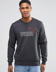 Свитшот с круглым вырезом Puma - Серый