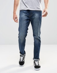 Узкие джинсы Esprit - Темно-синий выбеленный