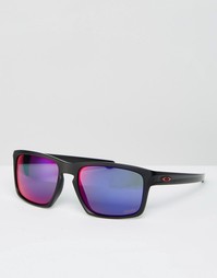 Квадратные солнцезащитные очки с цветными стеклами Oakley Sliver