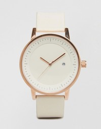 Часы с кожаным ремешком SWCO Earl - Белый Simple Watch Company
