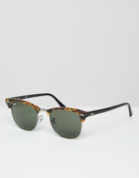 Солнцезащитные очки-клабмастеры Ray-Ban 0RB3016 - Коричневый