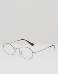 Круглые солнцезащитные очки Ray-Ban 0RX3547 - Серебряный