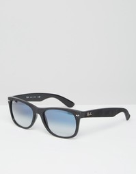 Вайфареры с зеркальными стеклами Ray-Ban 0RB2132 - Черный