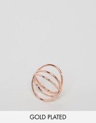 Позолоченное кольцо с «орбитой» Lavish Alice - Розовое золото