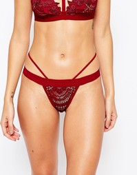 Стринги Skivvies For Love &amp; Lemons Lucia - Wine
