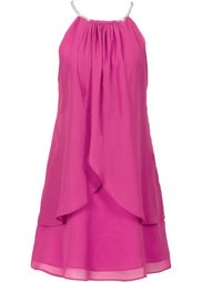 Шифоновое платье с американской проймой (красный) Bonprix