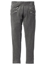 Брюки-стретч с молниями по бокам, Размеры 116-170 (черный) Bonprix