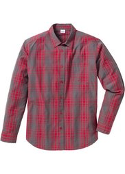 Клетчатая рубашка Regular Fit (темно-синий в клетку) Bonprix