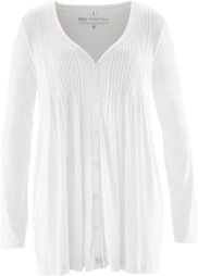 Футболка с защипами (голубой) Bonprix