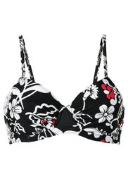 Купальный бюстгальтер, чашка D (черный/красный) Bonprix