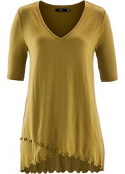 Футболка 2 в 1 с коротким рукавом (цвет белой шерсти) Bonprix