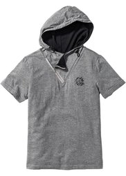 Футболка Slim Fit (черный) Bonprix