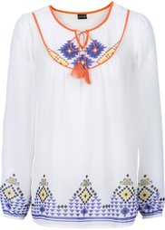 Блузка (бежевый с рисунком) Bonprix