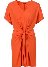 Платье с эффектом запаха (черный) Bonprix