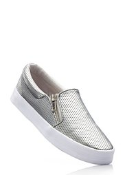 Слиперы на молнии (черный) Bonprix