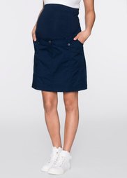 Мода для беременных: вельветовая юбка (темно-синий) Bonprix
