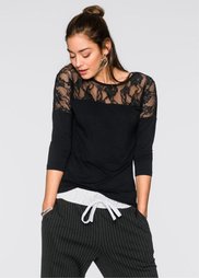 Футболка (черный) Bonprix