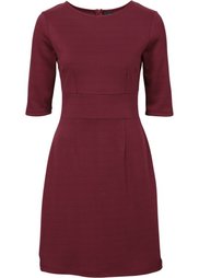 Платье из плотного трикотажа (черный) Bonprix