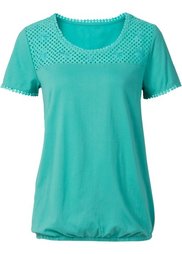 Футболка с коротким рукавом (темно-синий) Bonprix