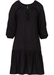 Платье с прорезями (черный/с ярким рисунком) Bonprix