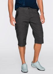 Удлиненные бермуды Regular Fit (антрацитовый) Bonprix