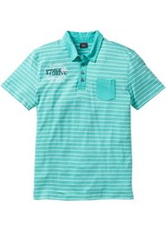 Футболка-поло Regular Fit (индиго в полоску) Bonprix