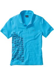 Футболка-поло Slim Fit (темно-синий) Bonprix
