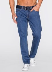 Джинсы-стретч Regular Fit Straight (2 шт.), cредний рост (N) (синий/черный) Bonprix