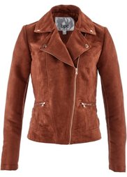 Куртка из материала под замшу (дымчато-серый) Bonprix