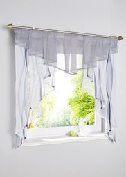 Короткая штора Вена, гофрированная тесьма (кремовый/терракотовый) Bonprix