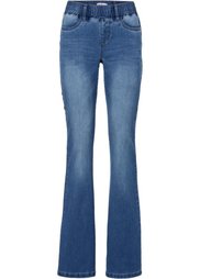 Джинсы-суперстретч BOOTCUT без застежки, cредний рост (N) (темно-синий) Bonprix