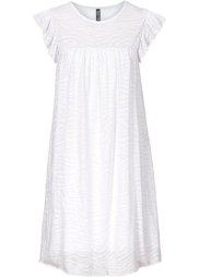 Трикотажное платье из ткани деворе (черный) Bonprix