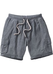 Трикотажные шорты-карго Regular Fit (темно-оливковый) Bonprix